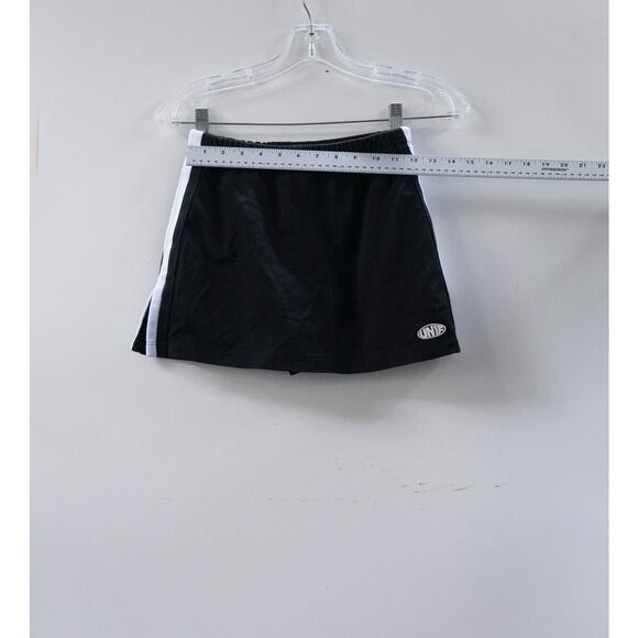 UNIF Women's Size XS Black White Track Skort Mini A Line Athletic Lined - Picture 2 of 9
